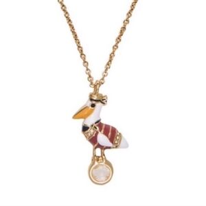 KATE SPADE ♤ Taking Flight Pelican Adjustable Necklace ♤